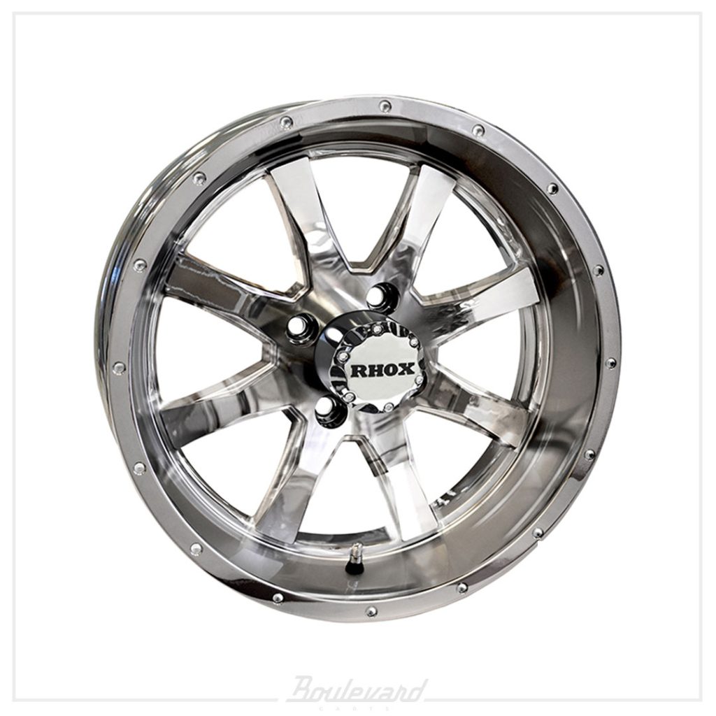 RHOX RX375 Chrome 15x6 | Boulevard Carts
