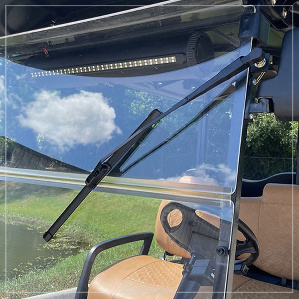 Universal NoDrill Golf Cart Wiper System Boulevard Carts