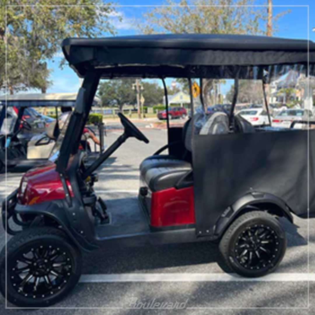 Sunbrella Track-Style Golf Cart Enclosure