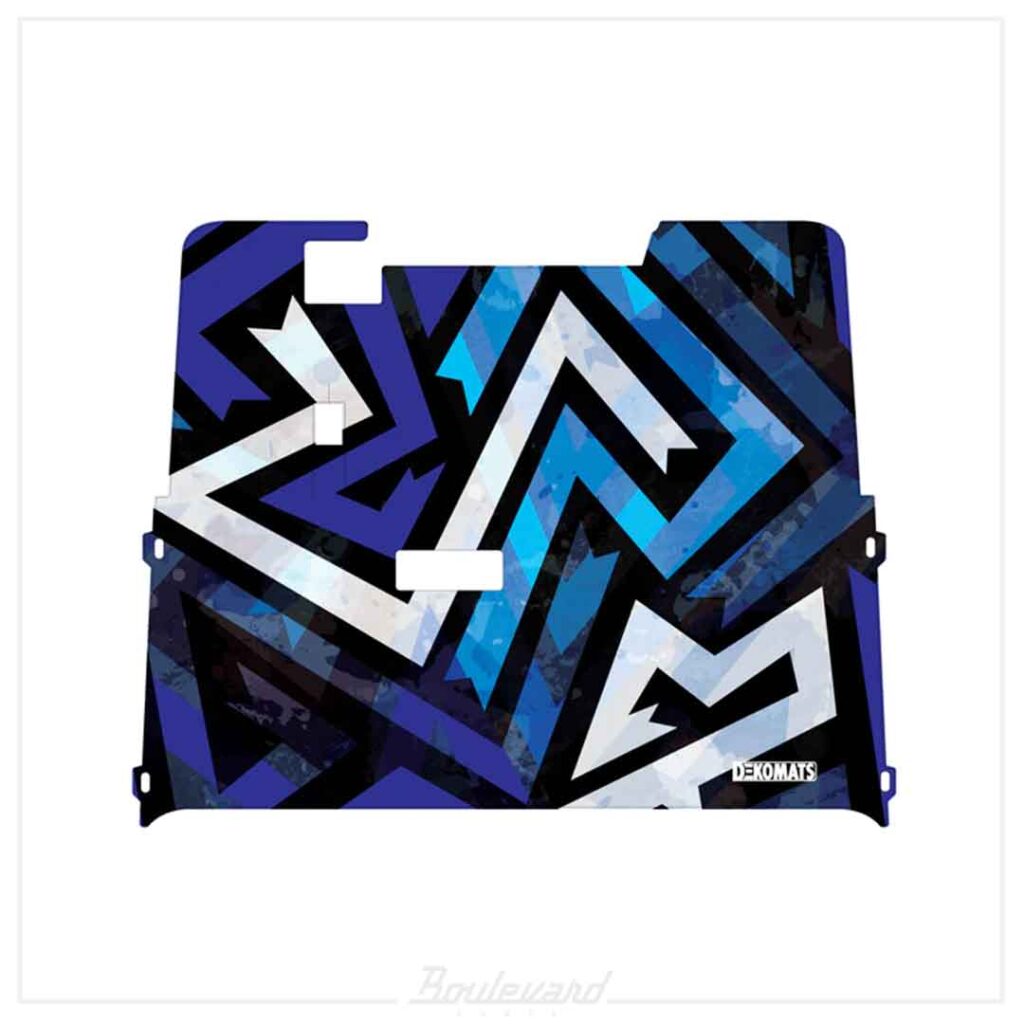 Dekomats: Blue Graffiti Design | Boulevard Carts