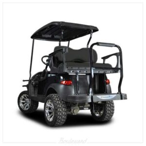 Club Car Precedent MadJax® Genesis 300 Rear Seat with Deluxe Black Seat Cushions (Years 2004-Up)