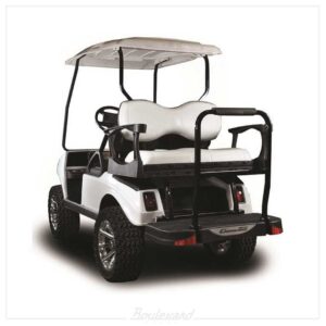 Club Car DS MadJax® Genesis 300 Rear Seat with Deluxe White Seat Cushions (Years 2000-Up)