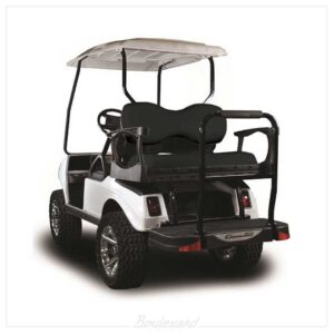 Club Car DS MadJax® Genesis 300 Rear Seat with Deluxe Black Seat Cushions (Years 2000-Up)