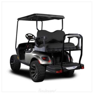 EZGO TXT MadJax® Genesis 300 Rear Seat with Deluxe Black Seat Cushions (Years 1994.5-Up)