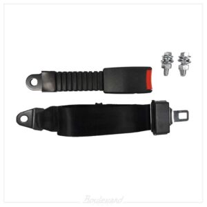 GTW 42.5 Inch Lap Belt with Rubber Over Mold Buckle