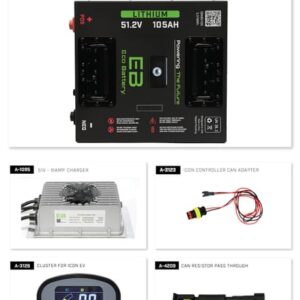 ICON Eco Lithium 51v 105Ah Battery Bundle - Thru Hole