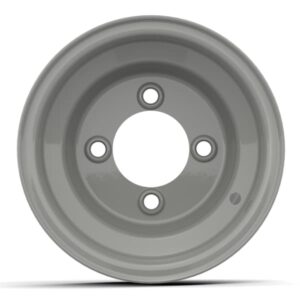 8″ Club Car Grey Steel Wheel (Centered)