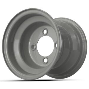 8″ Club Car Grey Steel Wheel (Centered)