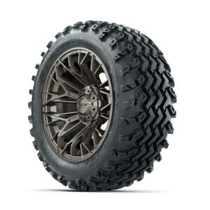 GTW Stellar Matte Bronze 14 in Wheels with 23×10.00-14 Rogue All Terrain Tires – Full Set