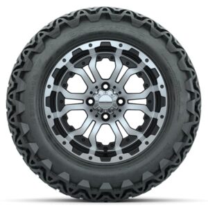 Set of (4) 14 in GTW Omega Wheels with 23x10-14 GTW Predator All-Terrain Tires