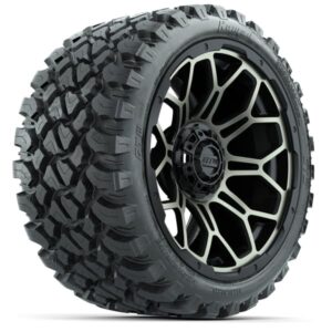 Set of (4) 15″ GTW Bravo Bronze Wheels with 23x10-R15 Nomad All-Terrain Tires