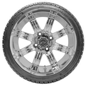 Set of (4) GTW 14 inch Tempest Wheels on Lo-Profile Fusion Tires