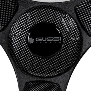 Gussi Italia® Model 13 Black/Carbon Fiber Steering Wheel For E-Z-GO