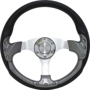 1979-16 Yamaha - Pursuit 14in Carbon-Fiber Steering Wheel with Adapter Kit