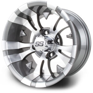 MODZ® 12" Vampire Gunmetal Golf Cart Wheel