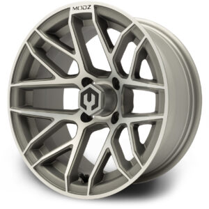 MODZ® 14" Matrix Gunmetal Golf Cart Wheel