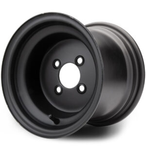 MODZ® Classic 10" Matte Black Steel Golf Cart Wheel
