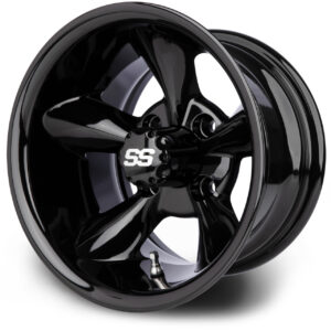 MODZ® Classic 12" Godfather Black Golf Cart Wheel
