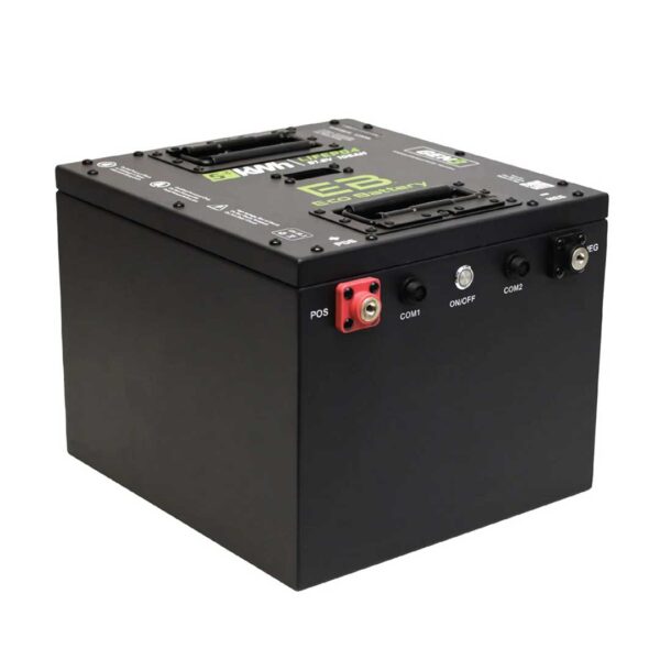 Eco Battery 51V 105Ah GEN3 Thru Hole LifePo4 Lithium Battery Only