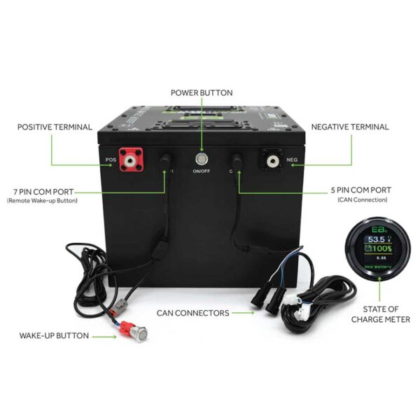 Eco Battery 70V 105Ah GEN3 LifePo4 Lithium Battery Only