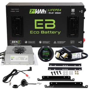 Club Car DS H Frame Eco Lithium 70v 105Ah GEN3 Conversion Kit