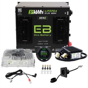 EZGO TXT Eco Lithium 51V 60Ah GEN3 Conversion Kit