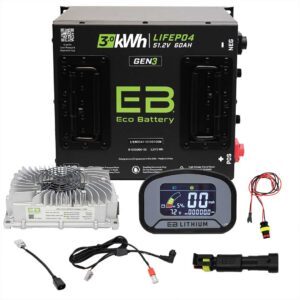 Advanced EV1 "AE MCU" 2021-2023 Eco Lithium 51v 60Ah GEN3 Conversion Kit
