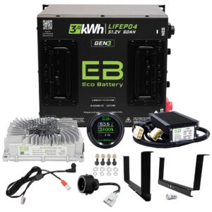Yamaha G29/Drive 2011-Up & Drive2 Eco Lithium 51V 60Ah GEN3 Conversion Kit