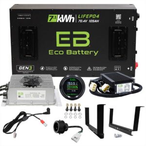 Yamaha G29/Drive 2011-Up and Drive2 Eco Lithium 70v 105Ah GEN3 Conversion Kit