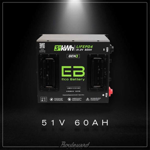 Yamaha G19/G22 Eco Lithium 51V 60Ah GEN3 Conversion Kit