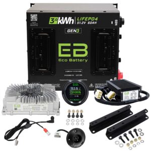 Yamaha G19/G22 Eco Lithium 51V 60Ah GEN3 Conversion Kit