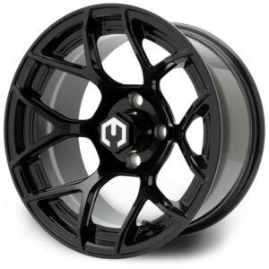MODZ® Renegade Glossy Black 14" Golf Cart Wheel