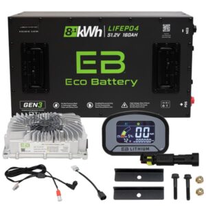 Advanced EV1 2017-2021 Eco Lithium 51v 160Ah GEN3 "Toyota MCU" Battery Bundle