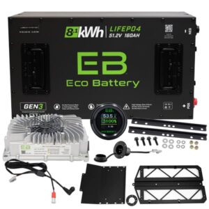 Polaris Ranger EV Eco Lithium 51v 160Ah GEN3 Battery Bundle