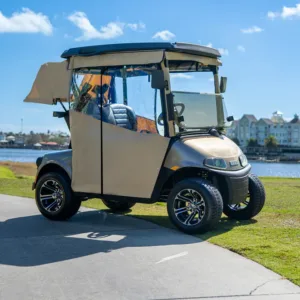 2-Passenger Sunbrella Track-Style Golf Cart Enclosure