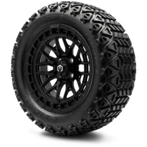 MODZ® 14" Torrent Matte Black Wheels & Off-Road Tires Combo