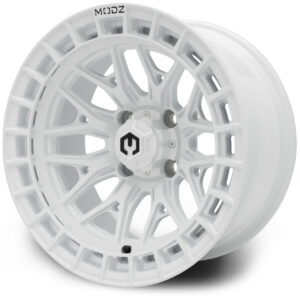 MODZ® Torrent Glossy White 14" Golf Cart Wheel