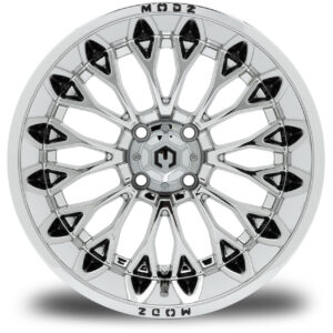 MODZ® Convict Chrome 15x10" Golf Cart Wheel