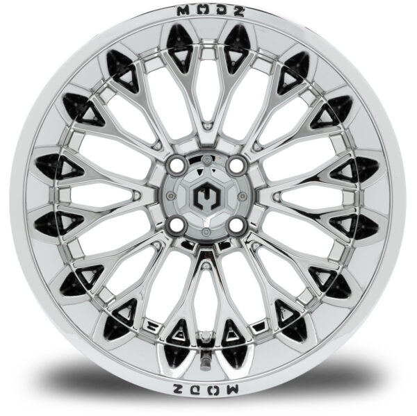 MODZ® Convict Chrome 15x10" Golf Cart Wheel