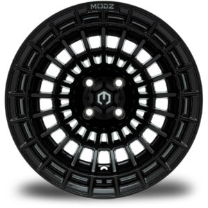 MODZ® Felon Glossy Black 15x10" Golf Cart Wheel