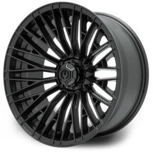 MODZ® Reaper Titanium Gunmetal 16" Golf Cart Wheel