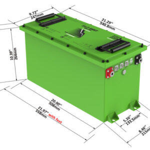 Bolt Energy USA Battery 48-Volt / 105-AH Standard Kit “Thin”
