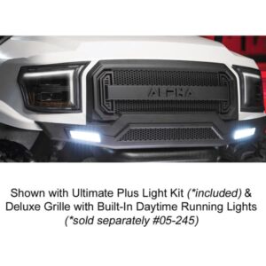 ALPHA Club Car Precedent Off-Road Body Kit in Red with Ultimate Plus Light Kit